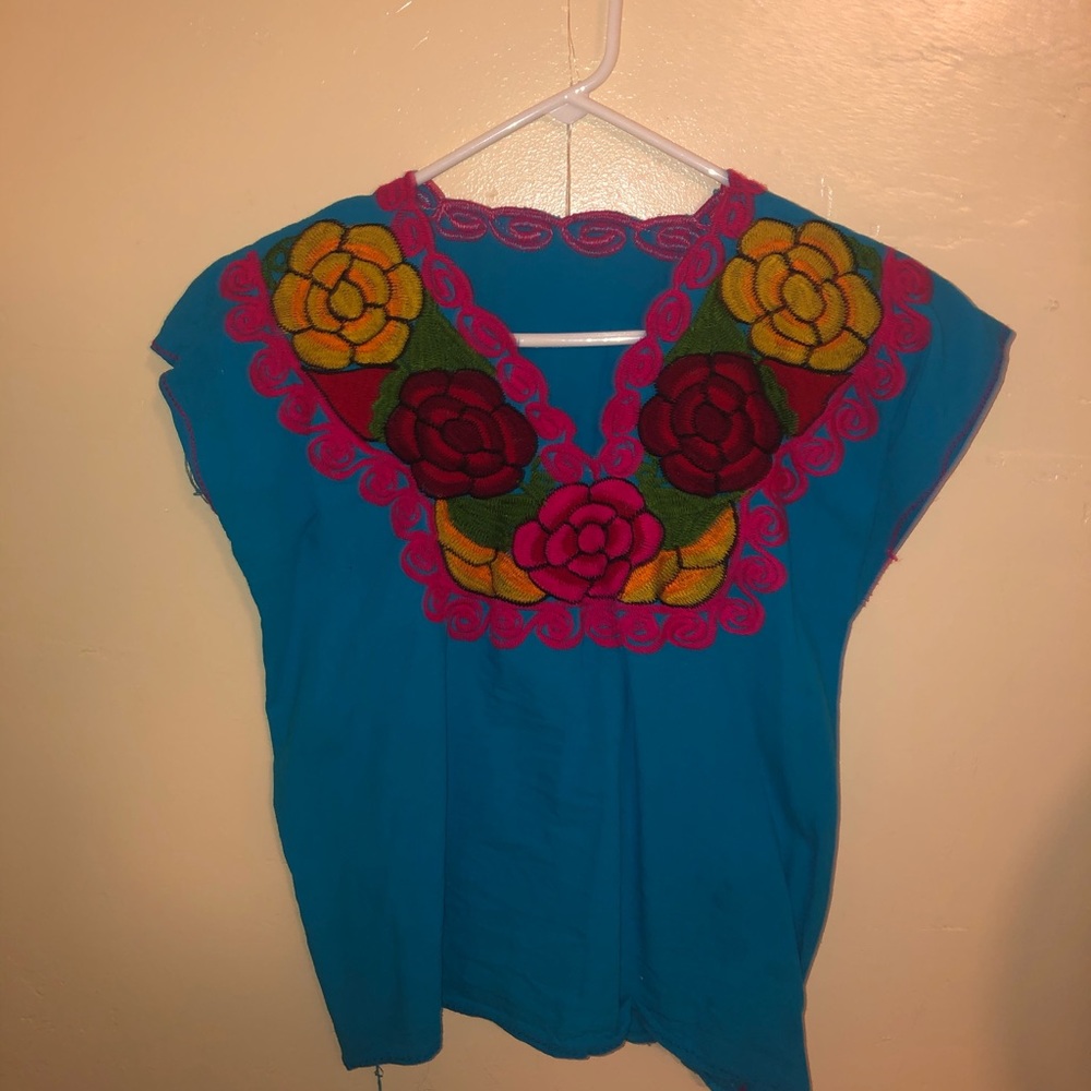 Mexican embroidered shirt